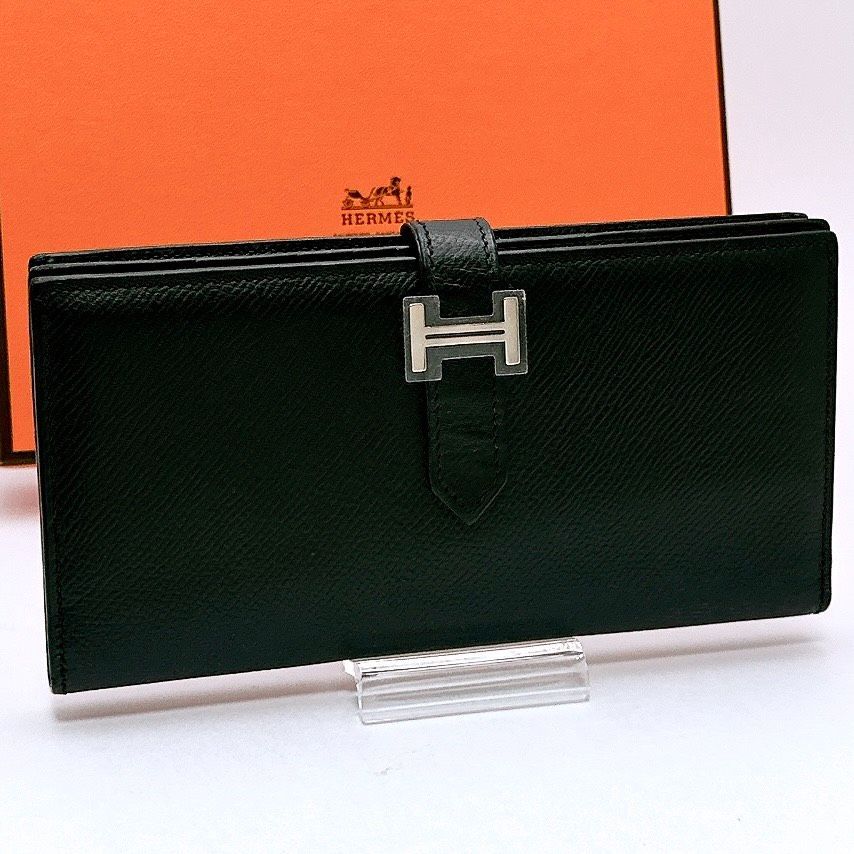 新品同様】エルメス HERMES ベアンスフレ ヴォーエプソン ブラック 黒