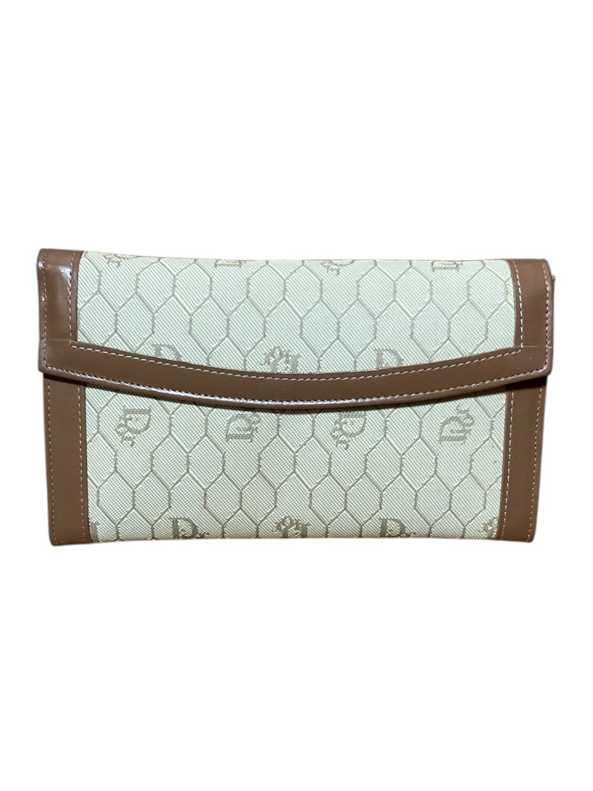 FK-0004》Christian Dior クリスチャンディオール 長財布 ハニカム柄