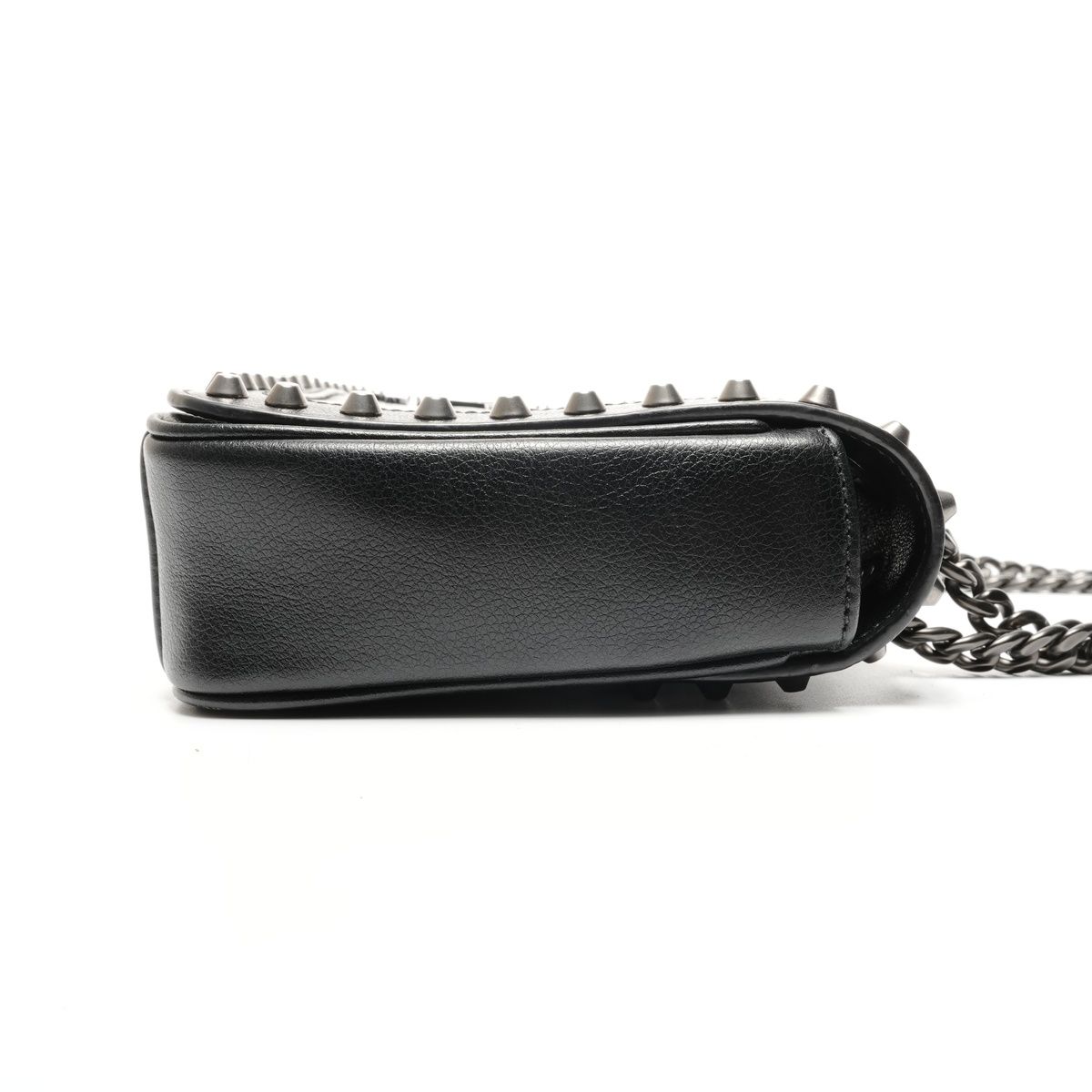 PRADA プラダ ショルダーバッグ スタッズ レザー カメラバッグ 