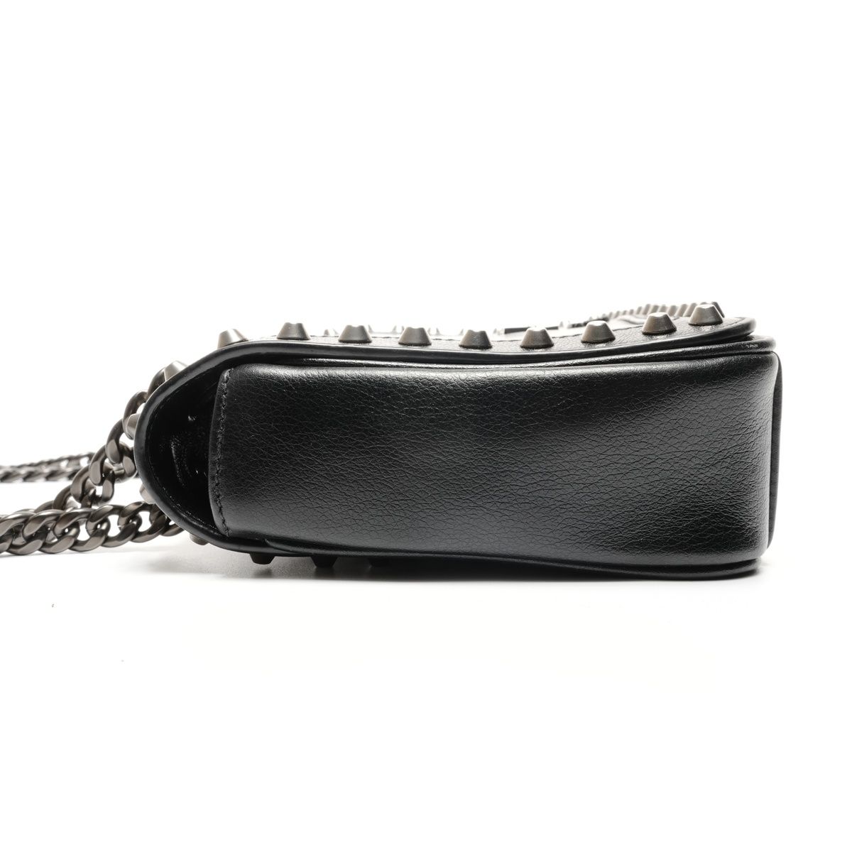 PRADA プラダ ショルダーバッグ スタッズ レザー カメラバッグ 