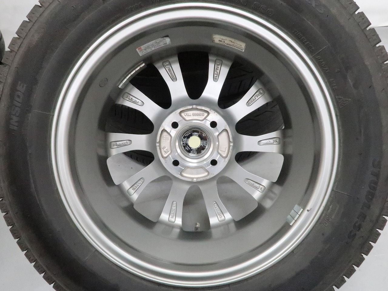 アクア ノート フィットクロスター MAZDA2 等 4本 社外 15インチ 5.5J+