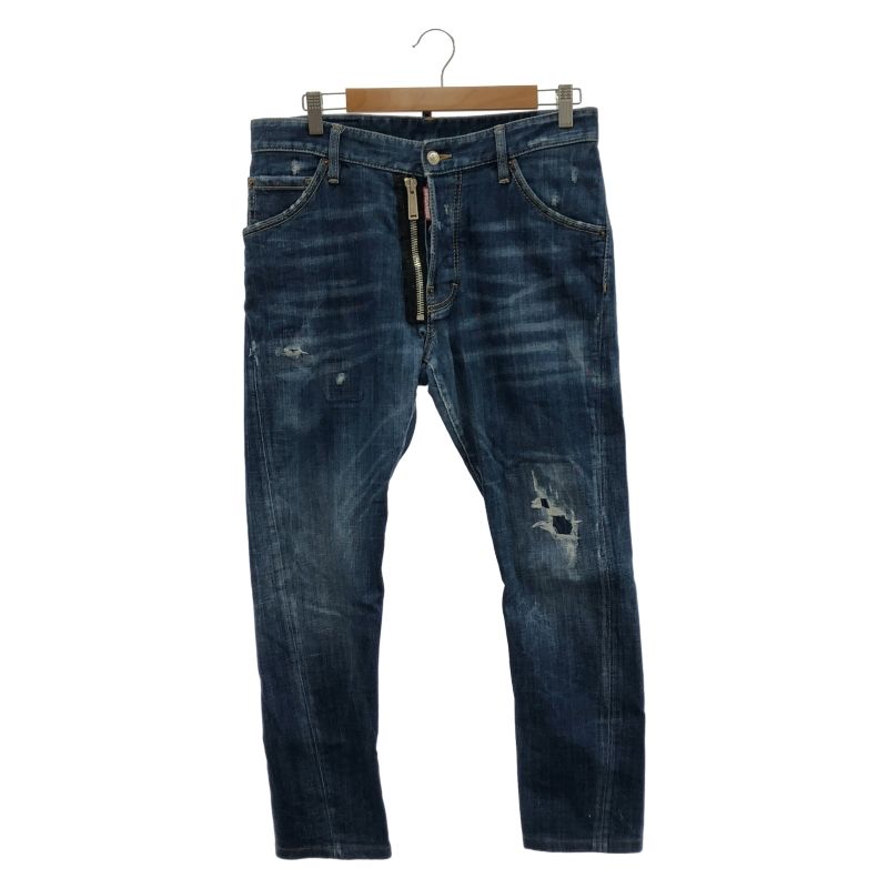 DSQUARED2 SINCE 1964 デニムパンツ ダメージあり 青 サイズ46 