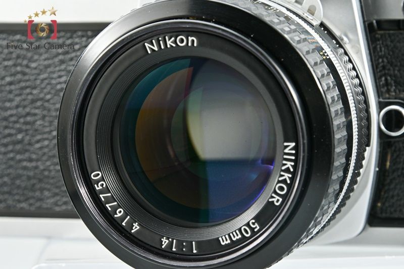 Nikon FM シルバー＋NIKKOR 50mmレンズ 動作確認済み Nikon FM シルバー＋NIKKOR 50mmレンズ 動作確認済み Nikon FM