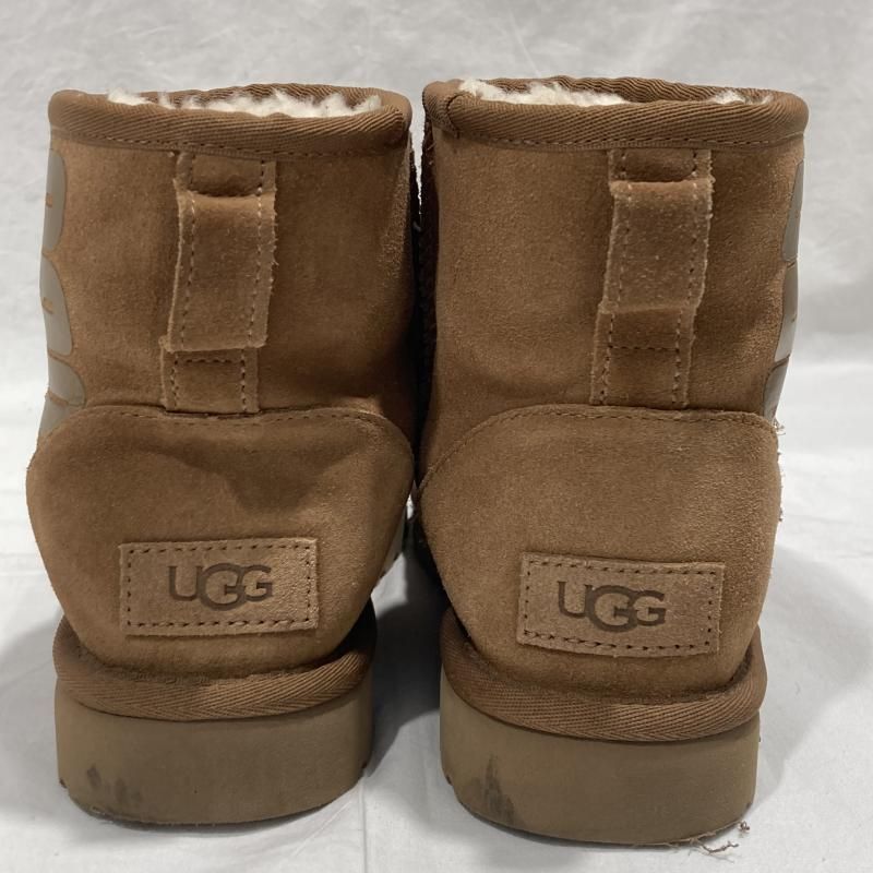 アグ CLASSIC MINI RUBBER LOGO クラシックミニ ラバーロゴ ムートン