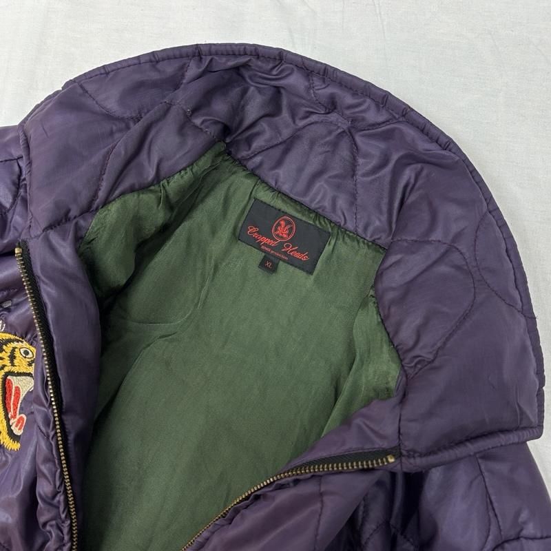 クロップドヘッズ ベトジャン デザイン スカル タイガー 刺繍