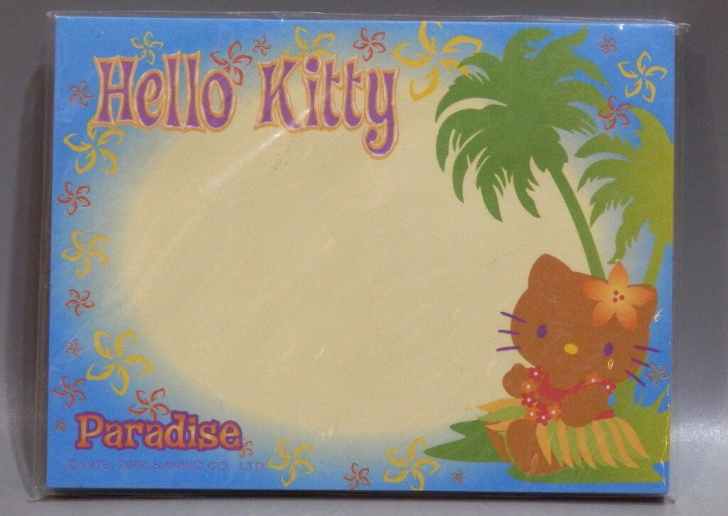 サンリオ ハローキティ Hello Kitty in Paradise メモパッド 日焼け