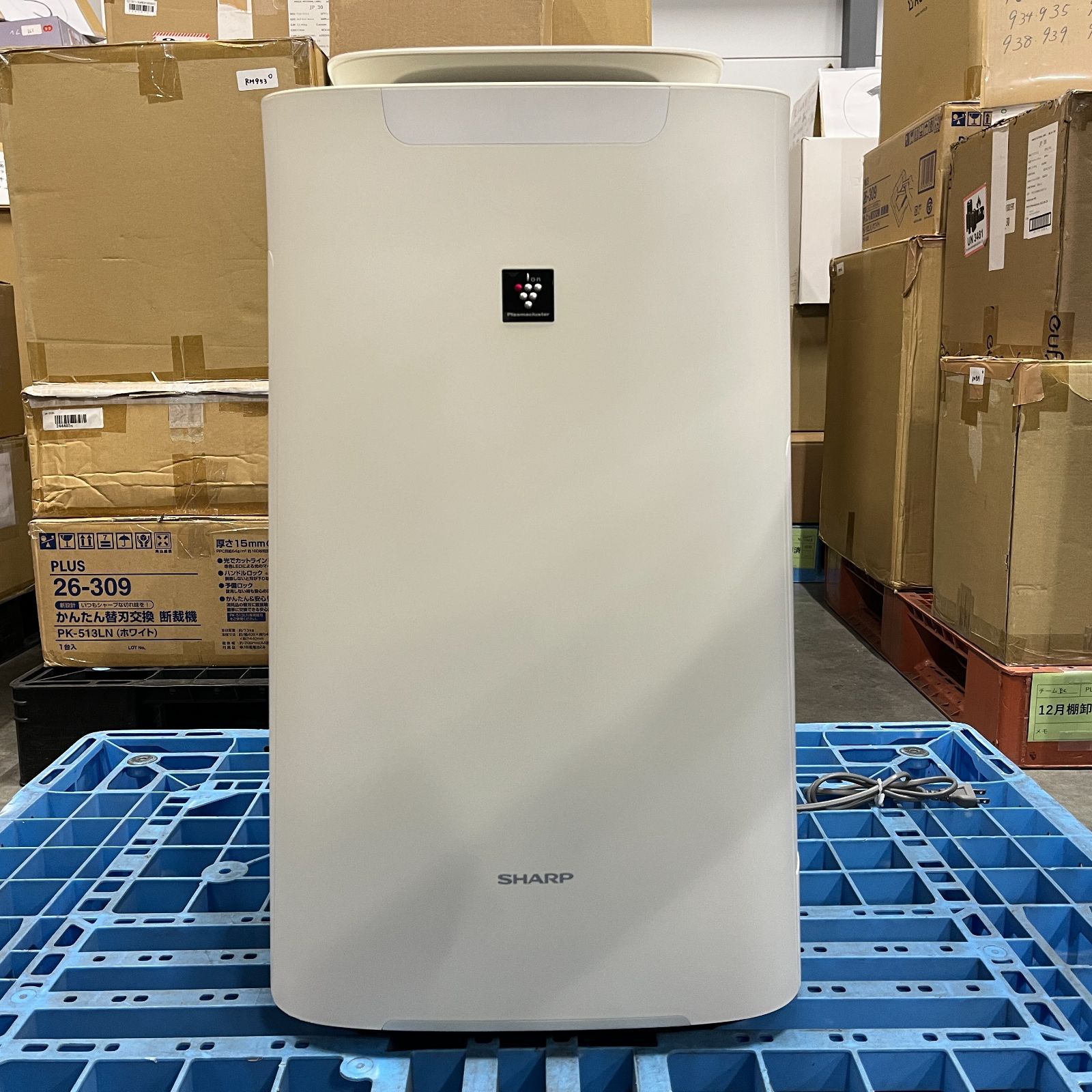 ☆通電確認済み/ジャンク☆ SHARP 空気清浄機 KI-NS70 Ki-ns70-W 中古