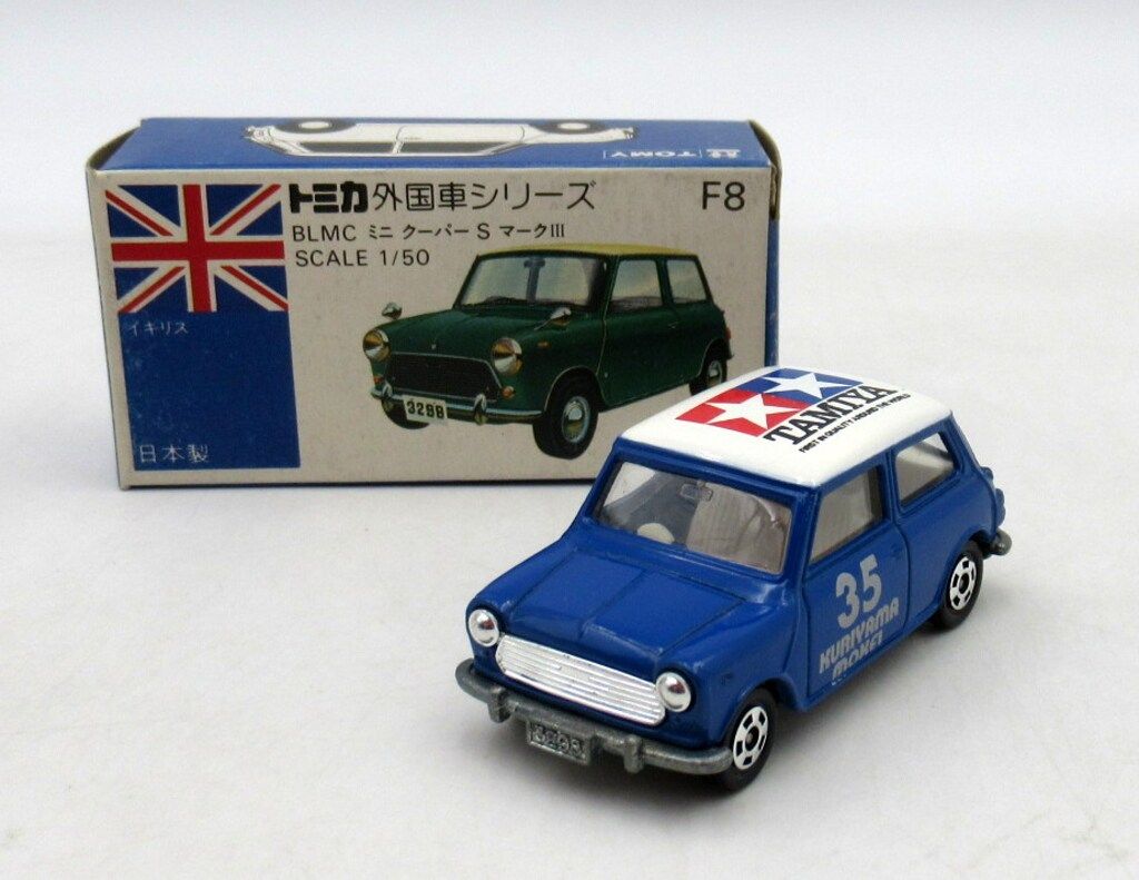 トミー トミカ/青箱日本製 クリヤマ模型特注 BLMCミニクーパーSマーク