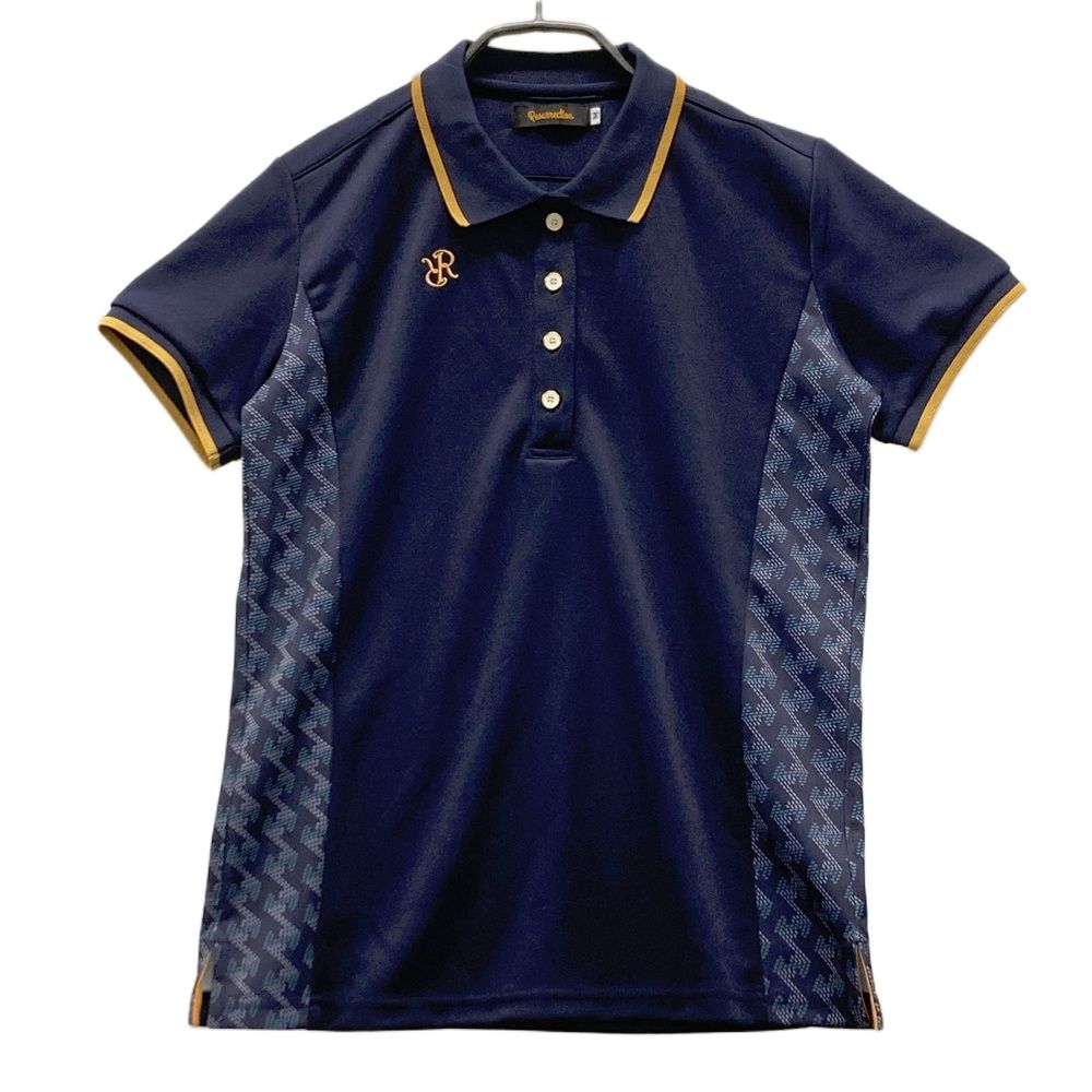 サイズ：M RESURRECTION レザレクション 半袖ポロシャツ 切替総柄