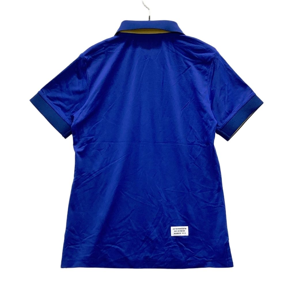 サイズ：M DECEMBERMAY ディセンバーメイ 半袖ポロシャツ ワッペン