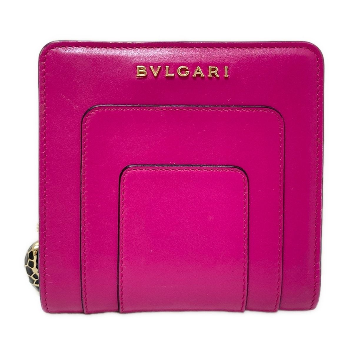 BVLGARI(ブルガリ) 2つ折り財布 セルペンティ フォーエバー ピンク 