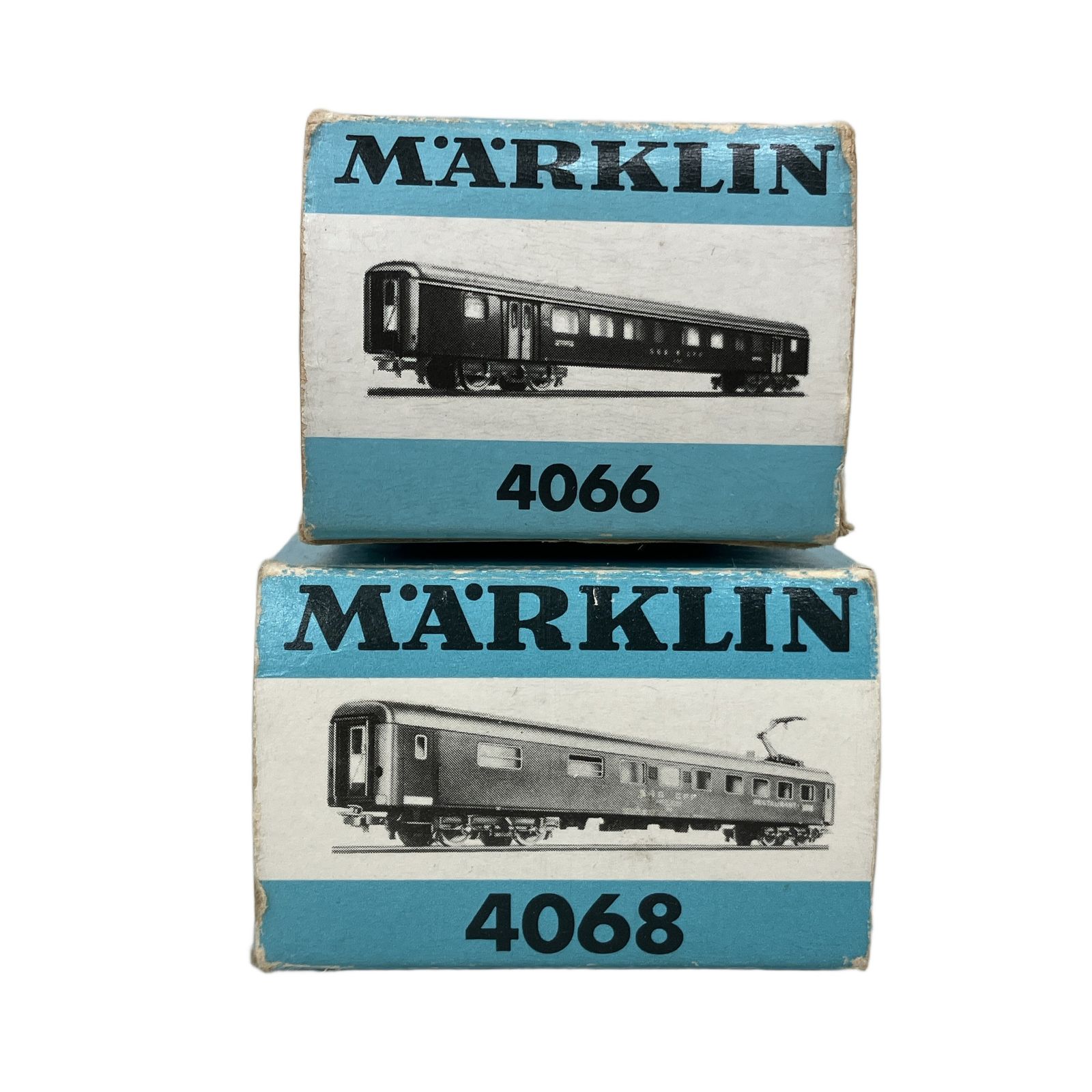 Marklin 4066 4068 スイス連邦鉄道 客車 2両セット HOゲージ 鉄道模型