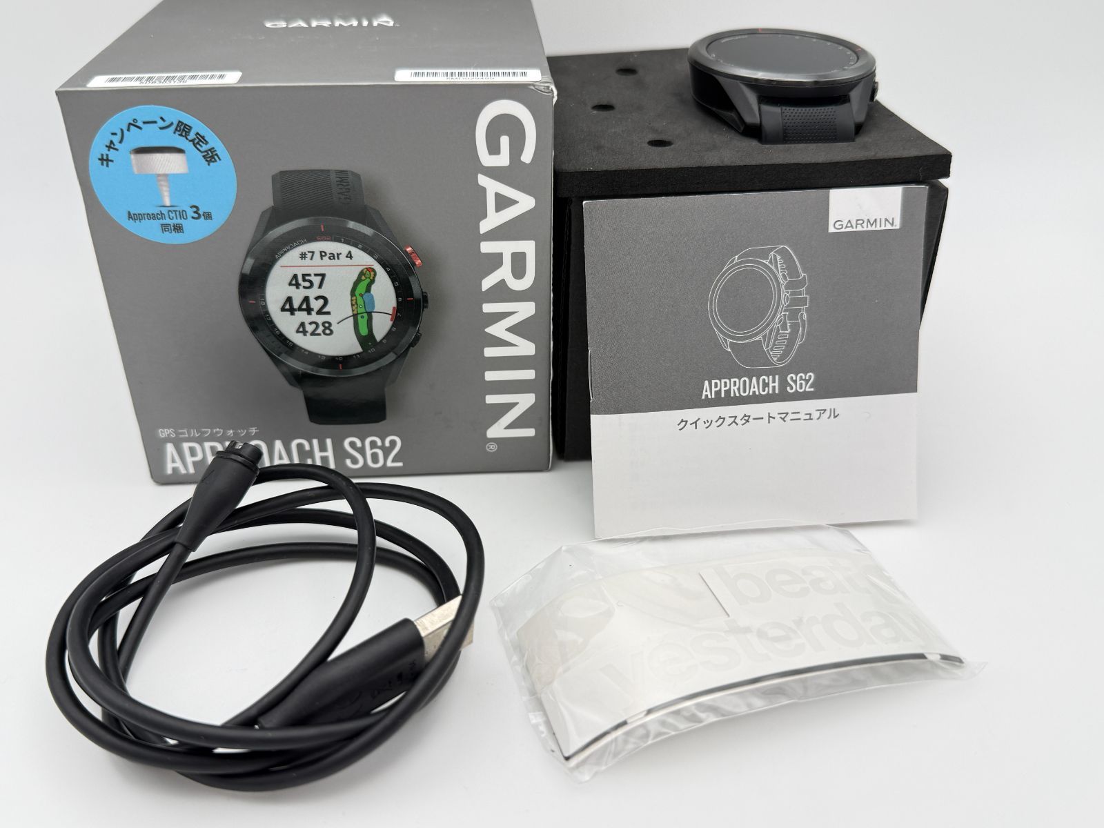 ジャンク品 Garmin Approach S62 GPS ゴルフナビ ジャンク品 Garmin Approach S62 GPS ゴルフナビ GARMIN - ジャンク