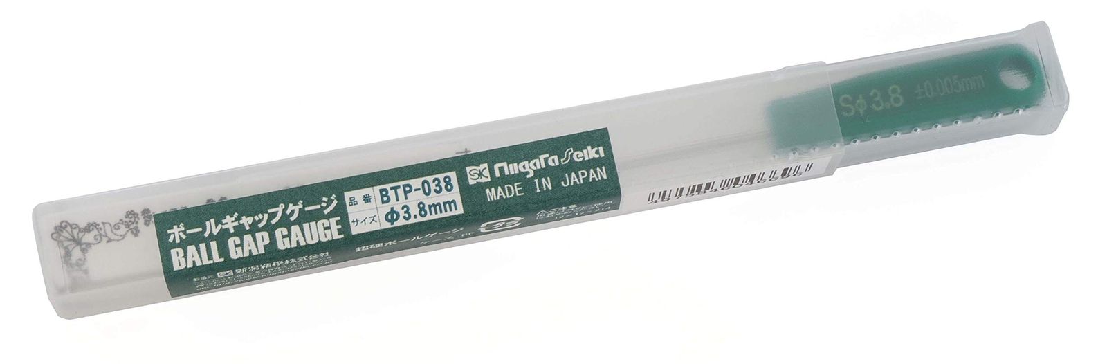 新潟精機 SK 日本製 ボールギャップゲージ ABS樹脂グリップ S φ3.8 BTP-038