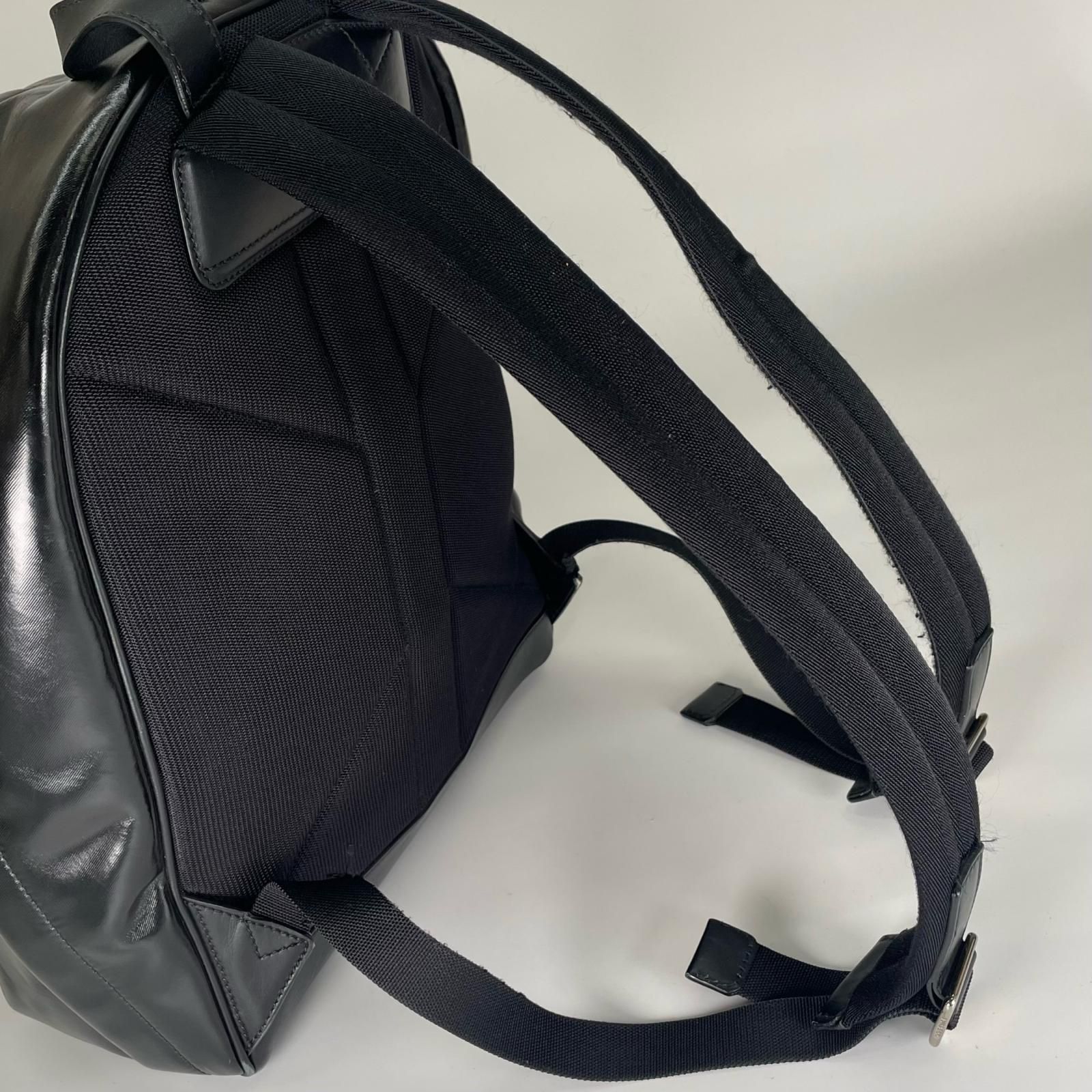 BURBERRY バーバリー リュック・デイパック PVC ブラック メンズ TB
