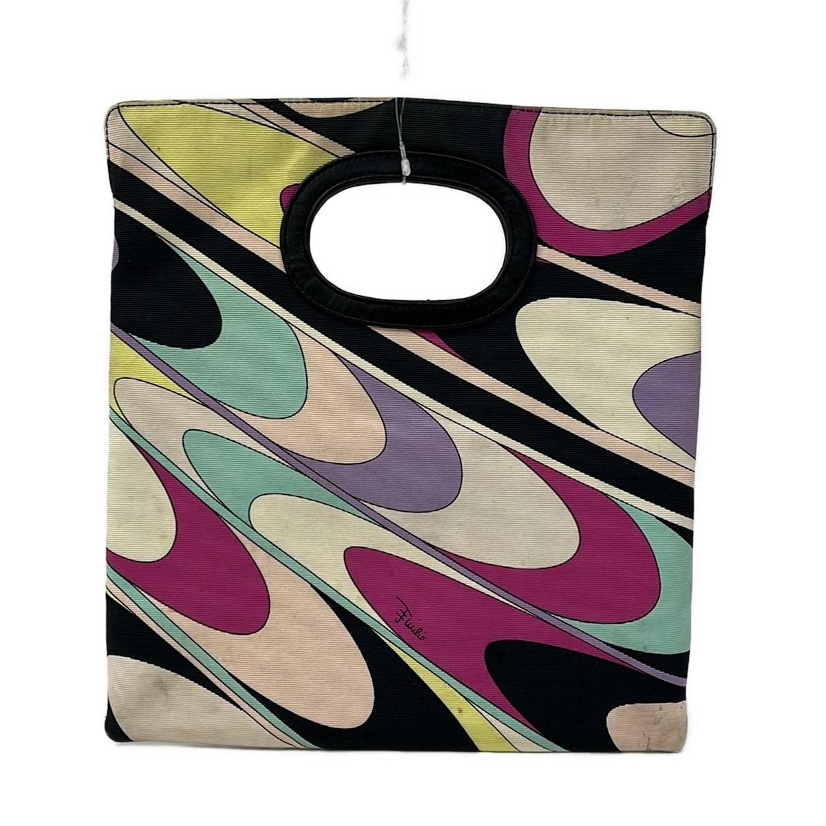 EMILIO PUCCI(PUCCI)(エミリオプッチ) ハンドバッグ - ベージュ×黒