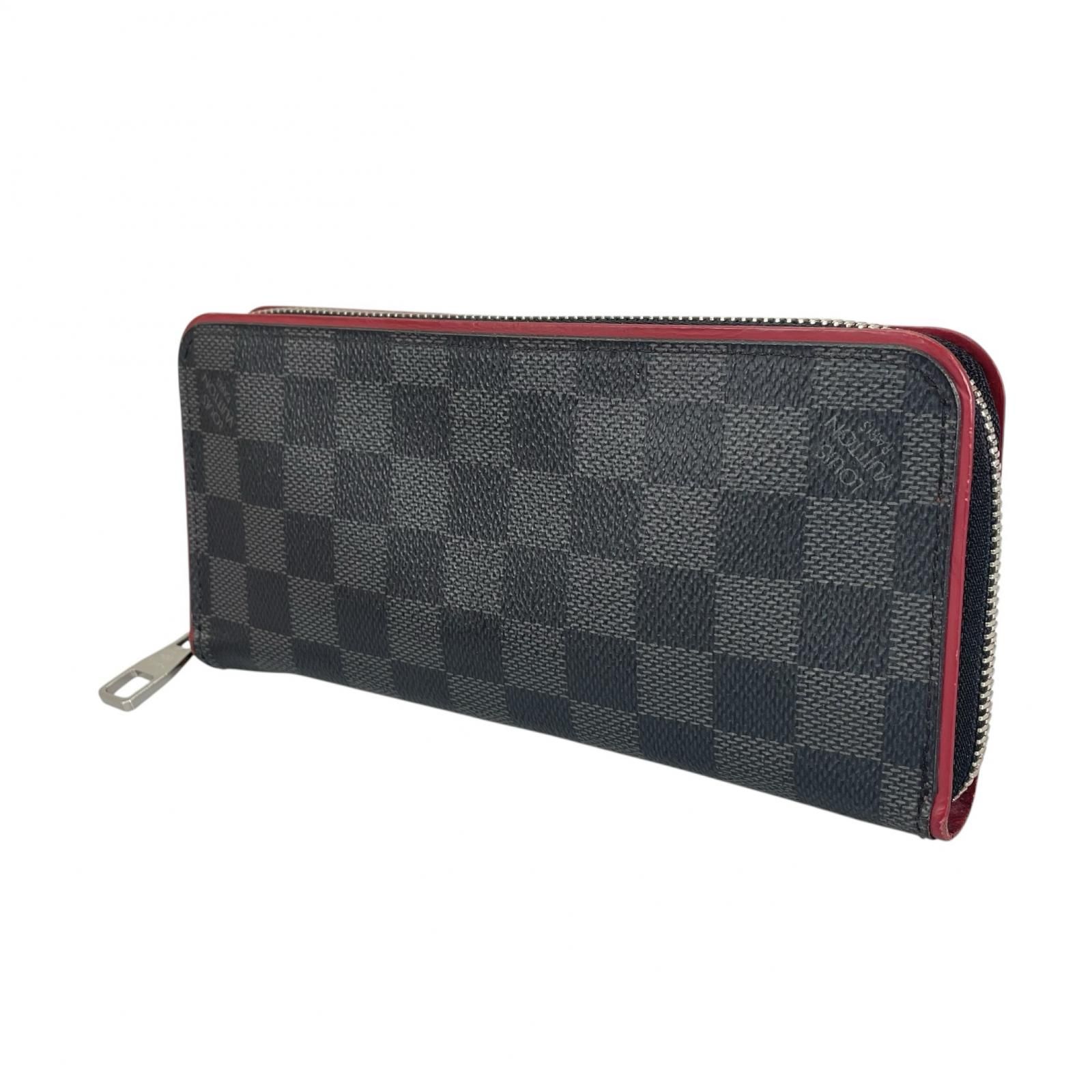 ルイヴィトン✨ダミエ グラフィット ジッピーウォレット ヴェルティカル 長財布 LOUIS VUITTON ルイ・ヴィトン ジッピーウォレットヴェルティカル