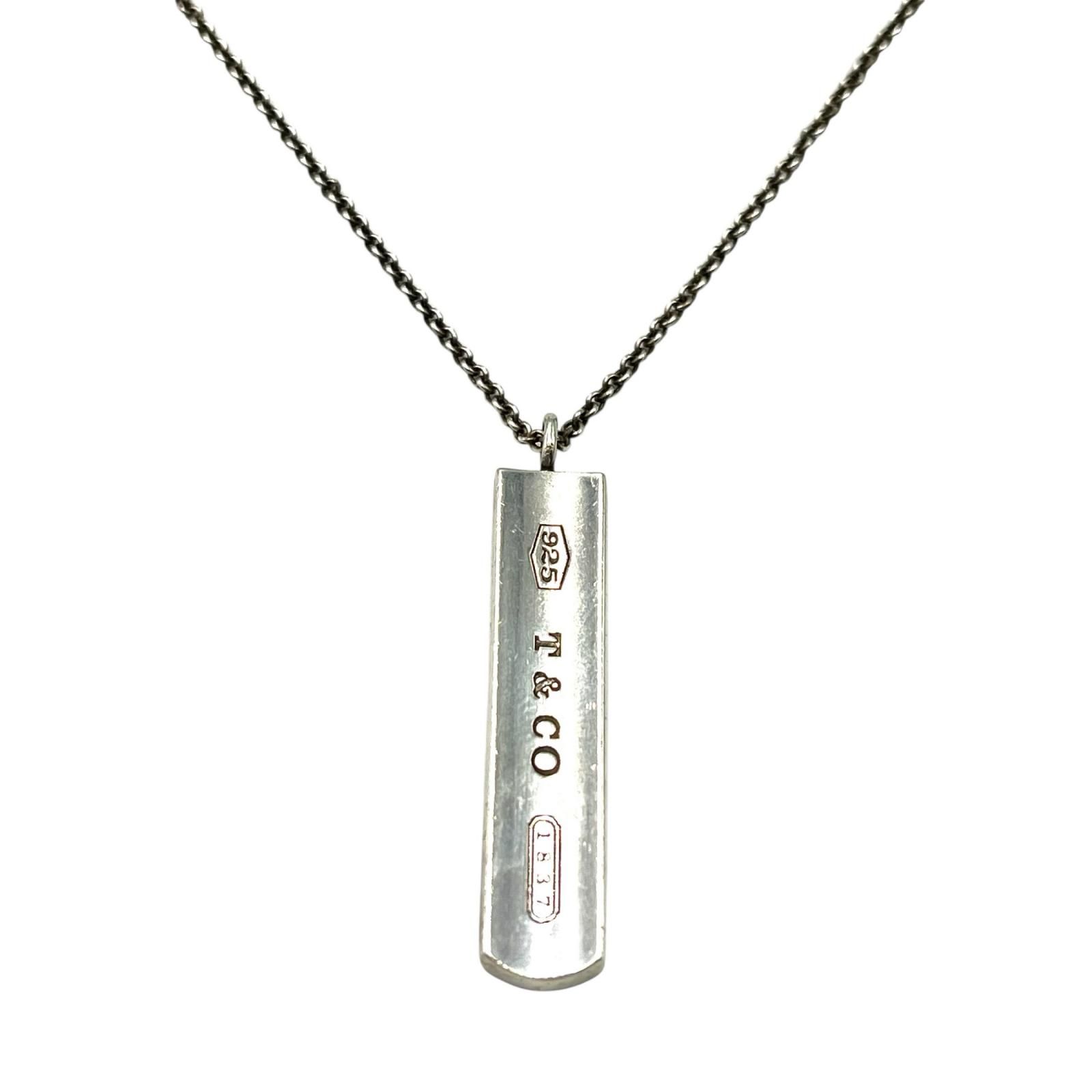 ティファニー TIFFANY&Co. ネックレス 1837 ナロー バー シルバー925