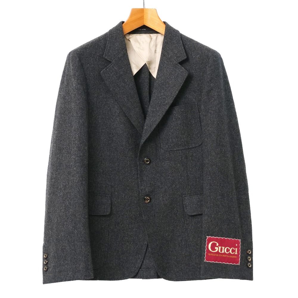 □美品□GUCCI グッチ テーラードジャケット サイズ7-46R ブレザー