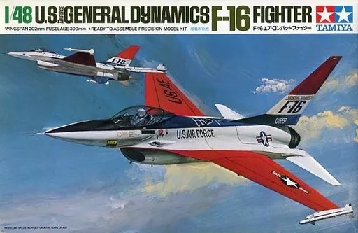[중고] 프라모델 1/48 F-16 공중전투기 “마스터피스 머신 시리즈 22호” 디스플레이 모델 [61022]