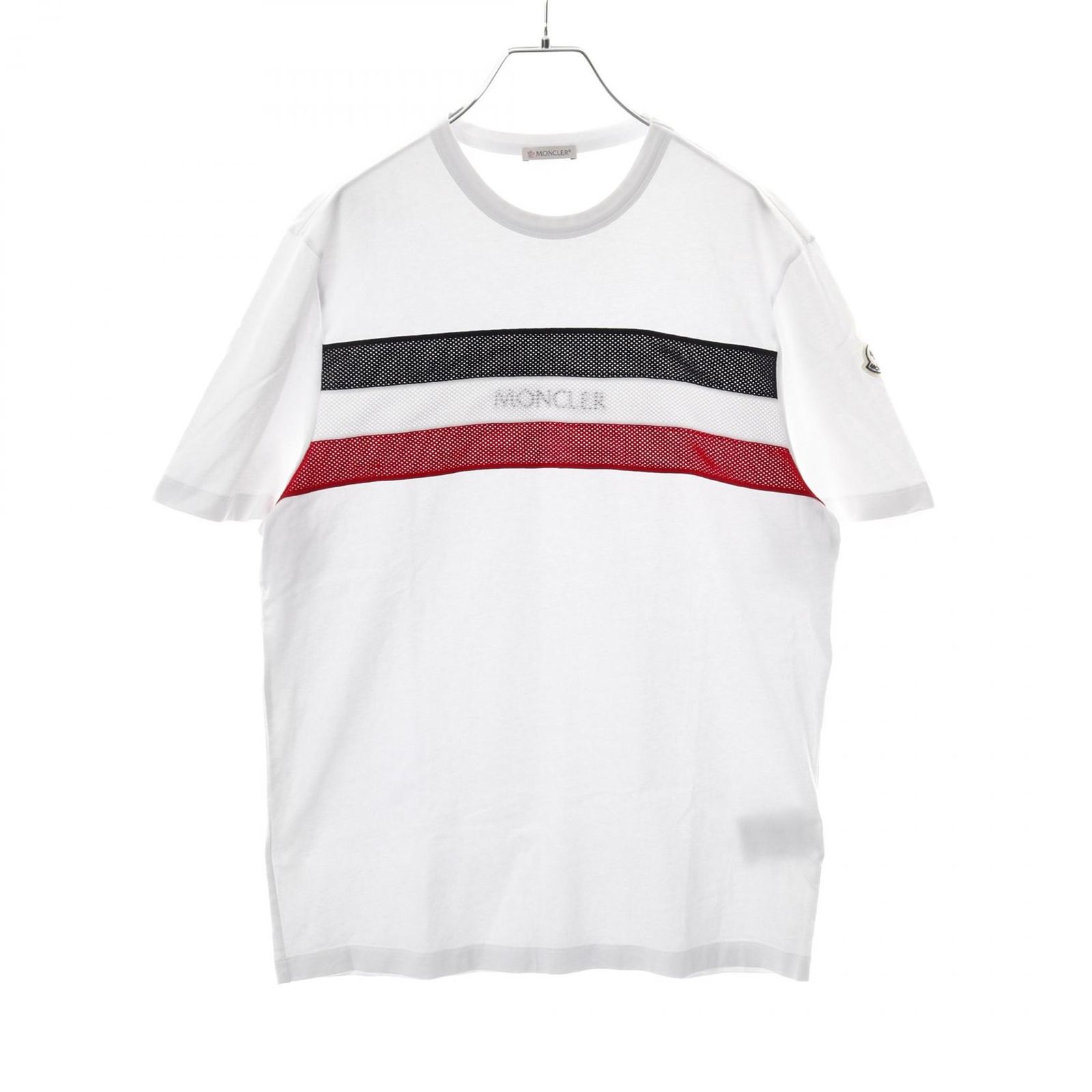 モンクレール MONCLER カットソー MAGLIA ホワイト コットン Tシャツ