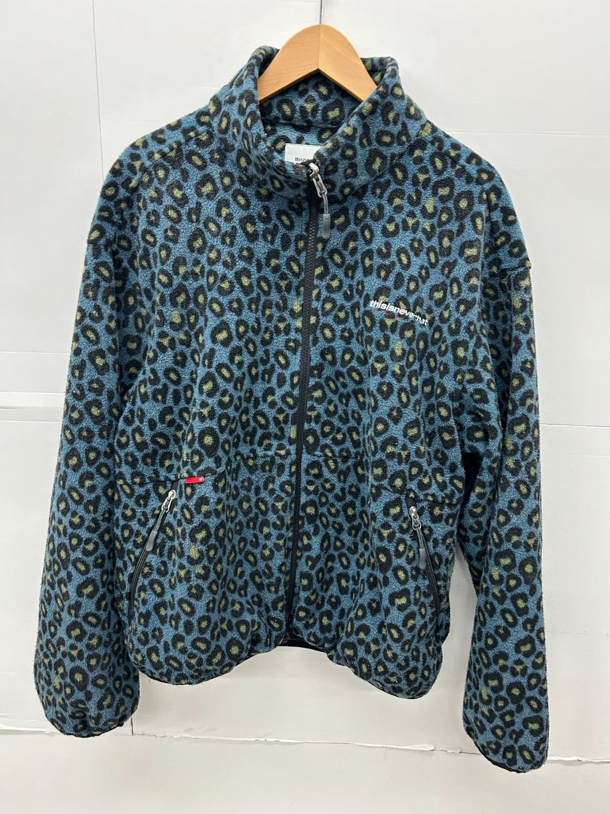 中古 使用感有 ディスイズネバーザット レオパード柄 フリース 