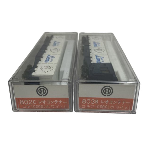  KATO 802 B C レオコンテナー コキ 10000 ホワイト 2両 セット おまとめ 鉄道模型 良好 その他 鉄道玩具