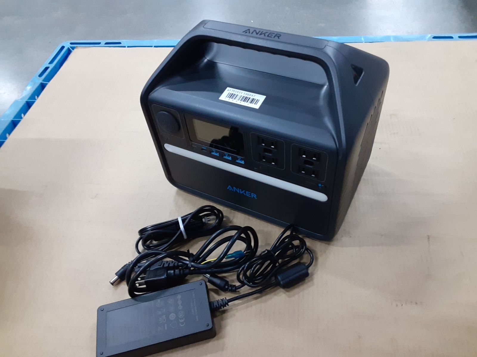 通電 済み| Anker 535 Portable Power Station PowerHouse 512 Wh A 1751 RM 1000