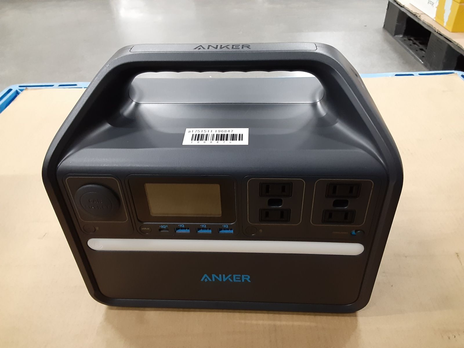 通電 済み Anker 535 Portable Power Station PowerHouse 512 Wh A 1751 RM 1000
