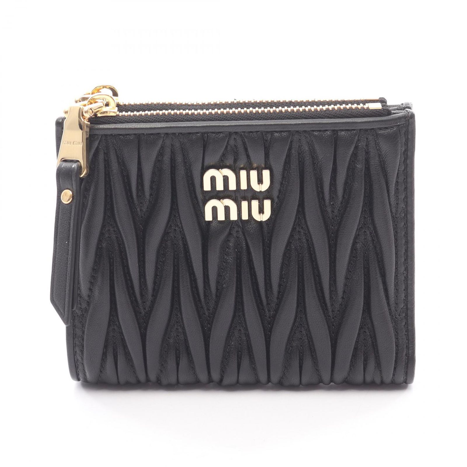 ミュウ ミュウ Miu Miu 二つ折り財布 MATELASSE