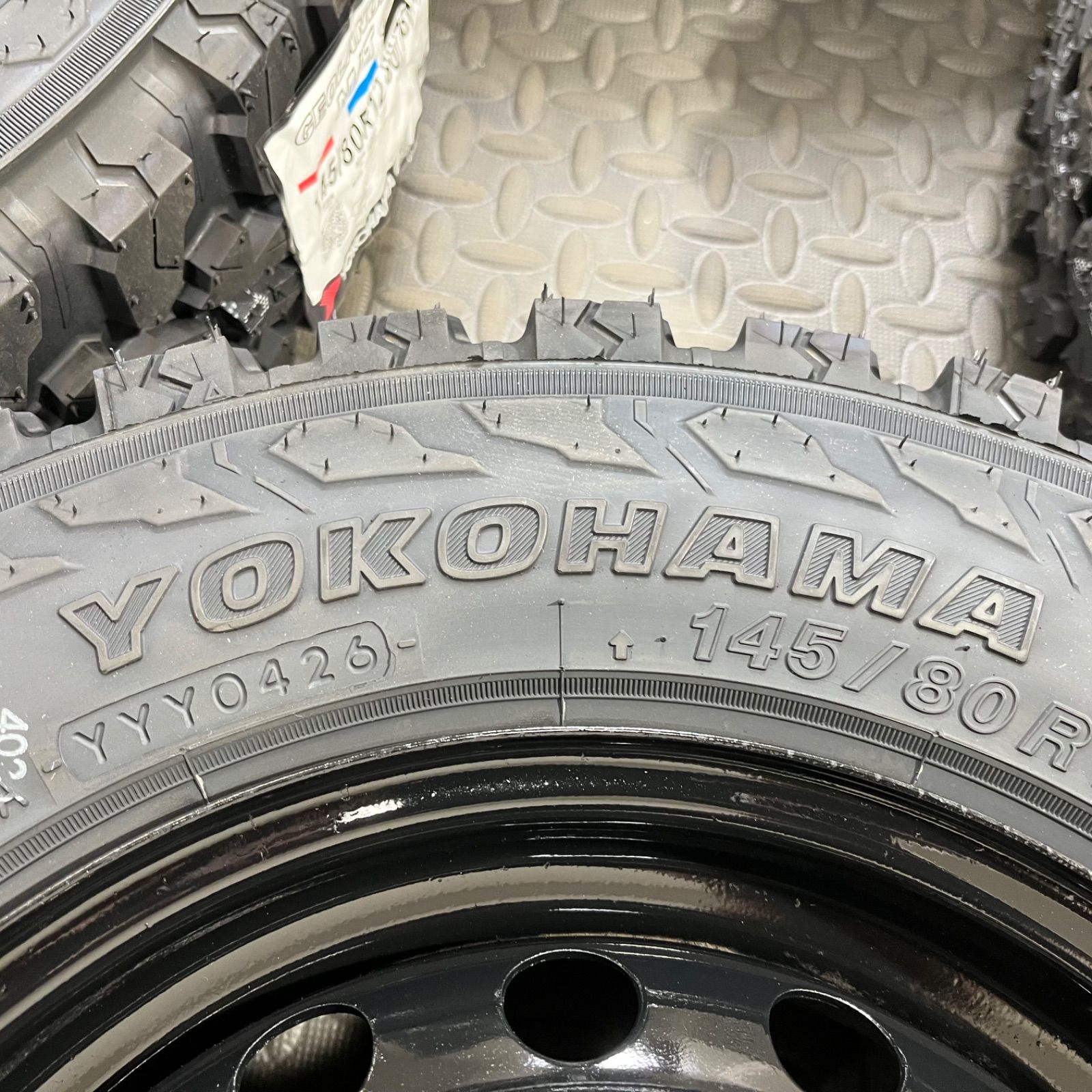 26年製 新品タイヤ 145/80R12 80/78N LT ヨコハマ ジオランダーM/T