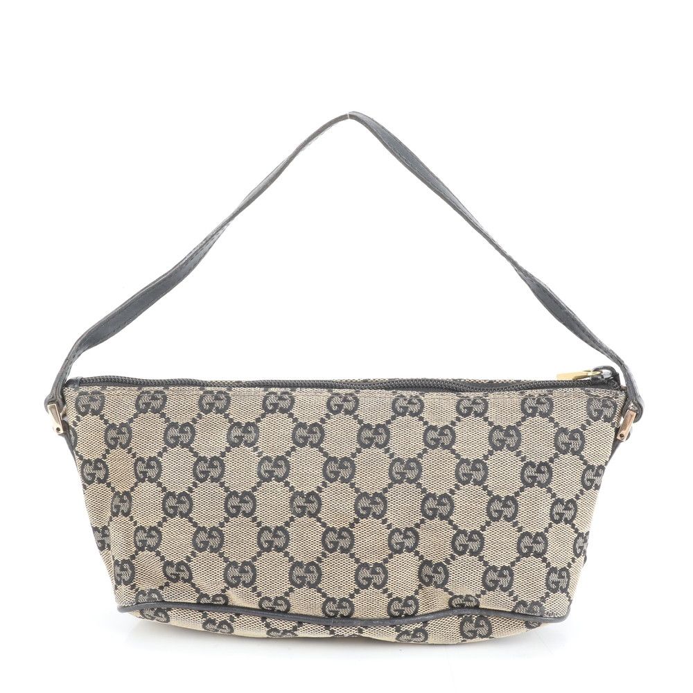 美品 グッチ GG キャンバス アクセサリーポーチ アクセポ 089 1103