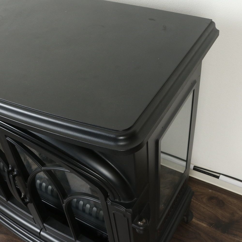 美品 ニトリ ワイド 暖炉型 ファンヒーター BK18 BLT-999B-3-BK 大型