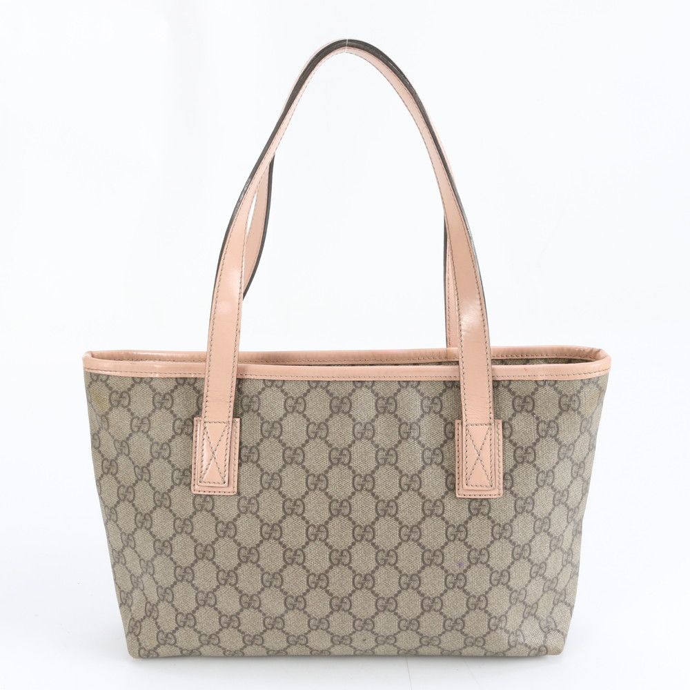 グッチ GG スプリーム 211138 レザー トート バッグ 肩掛け ショルダー