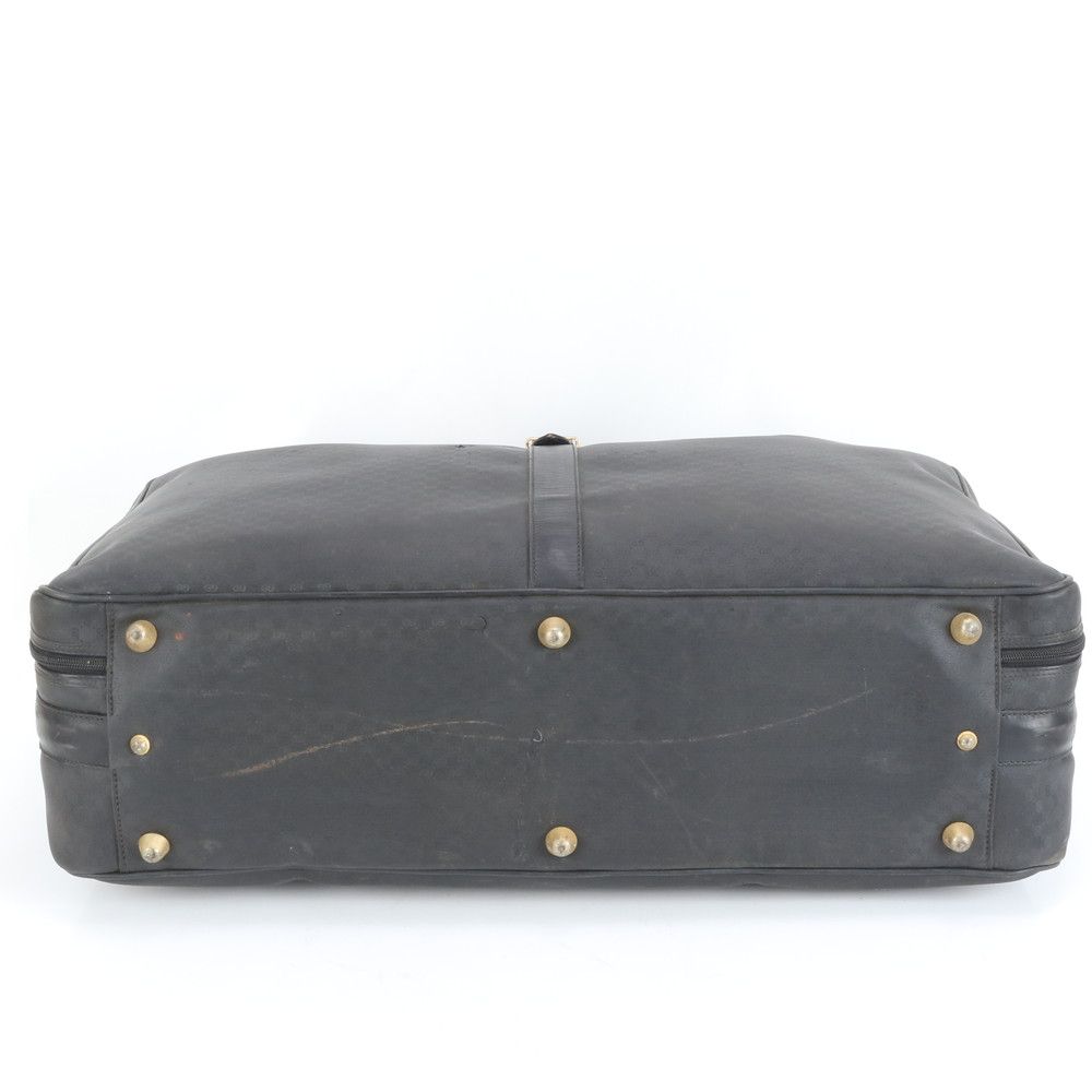 ✨極美品✨GUCCI シェリーライン GG 黒 ブラック ボストンバッグ レザー グッチ マイクロ GG シェリー ライン レザー ボストン バッグ 出張