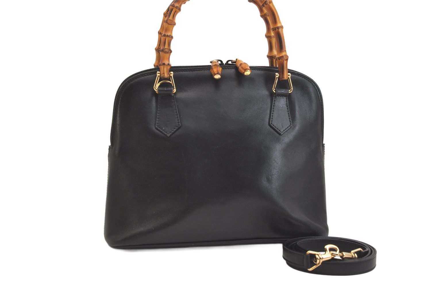 GUCCI グッチ バンブー ヴィンテージ 2Way ショルダーハンドバッグ