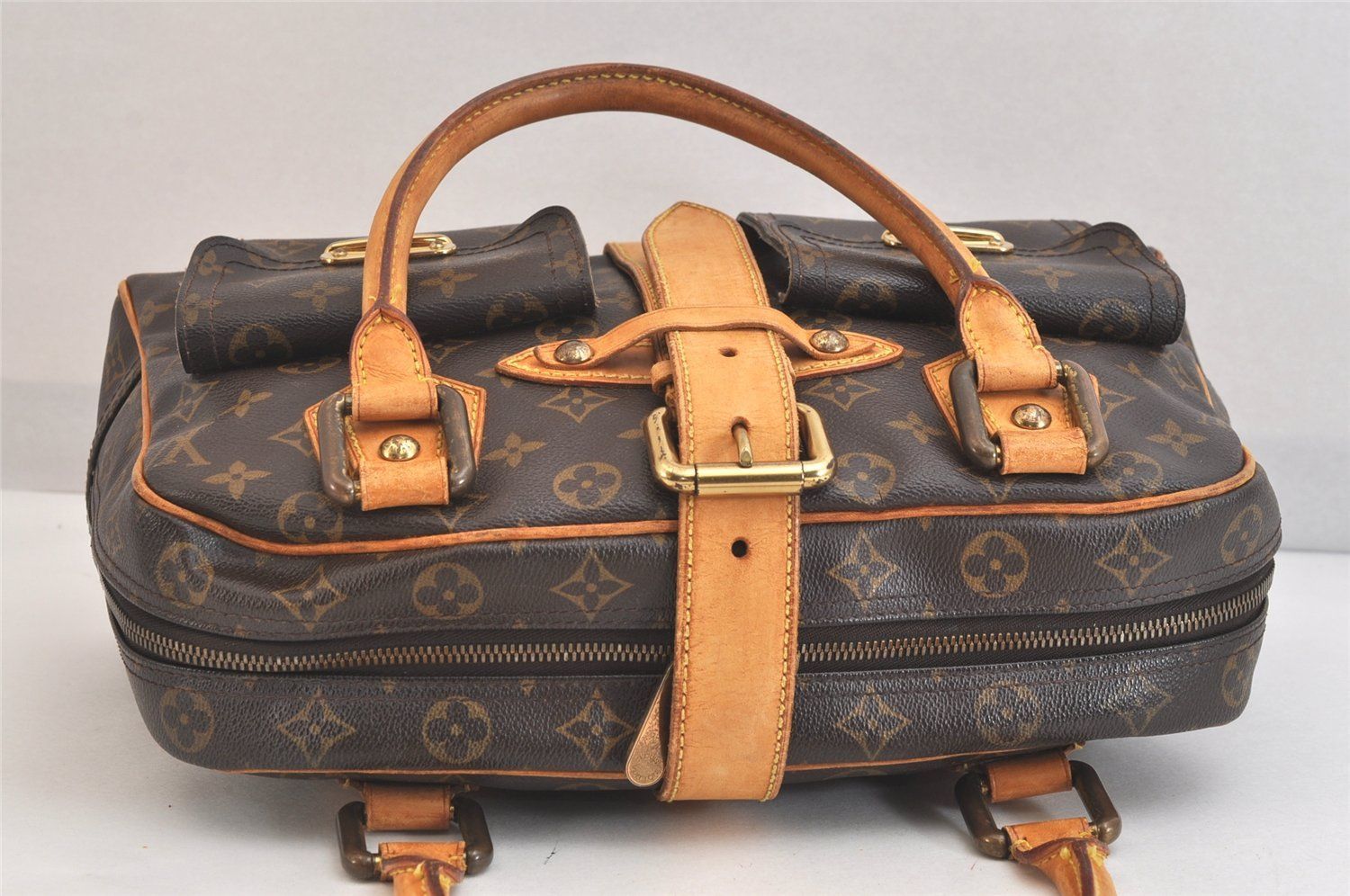 LOUIS VUITTON ルイヴィトン モノグラム マンハッタン GM ハンドバッグ