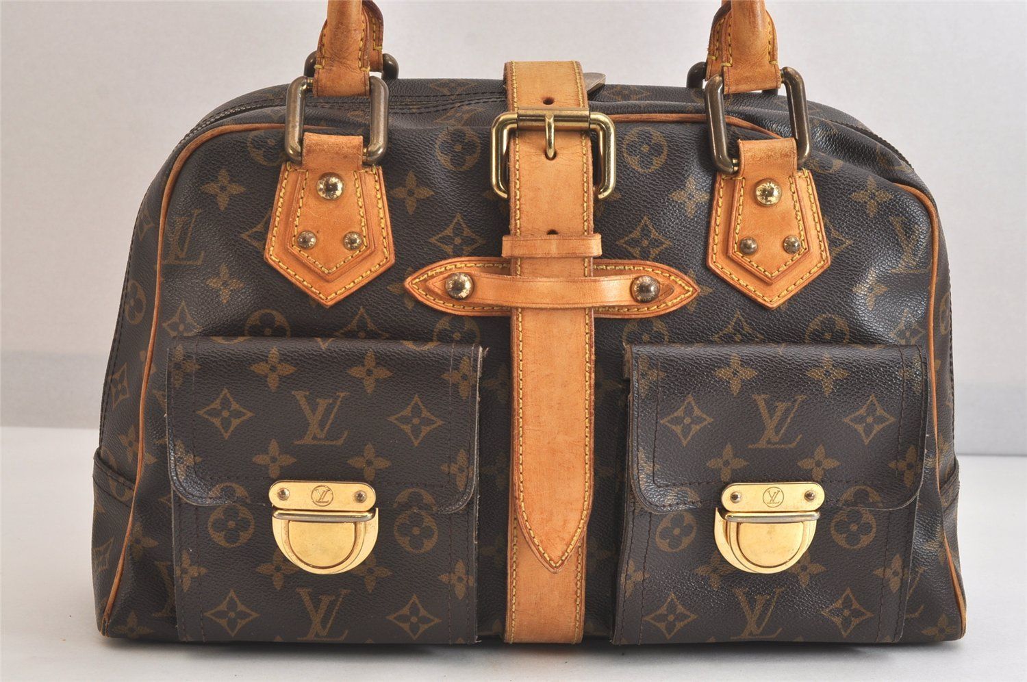 LOUIS VUITTON ルイヴィトン モノグラム マンハッタン GM ハンドバッグ