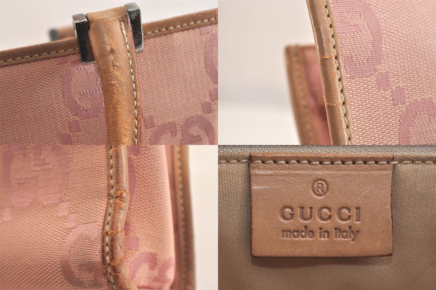 GUCCI グッチ ジャッキー ジャンボGG ハンドバッグ 財布 キャンバス