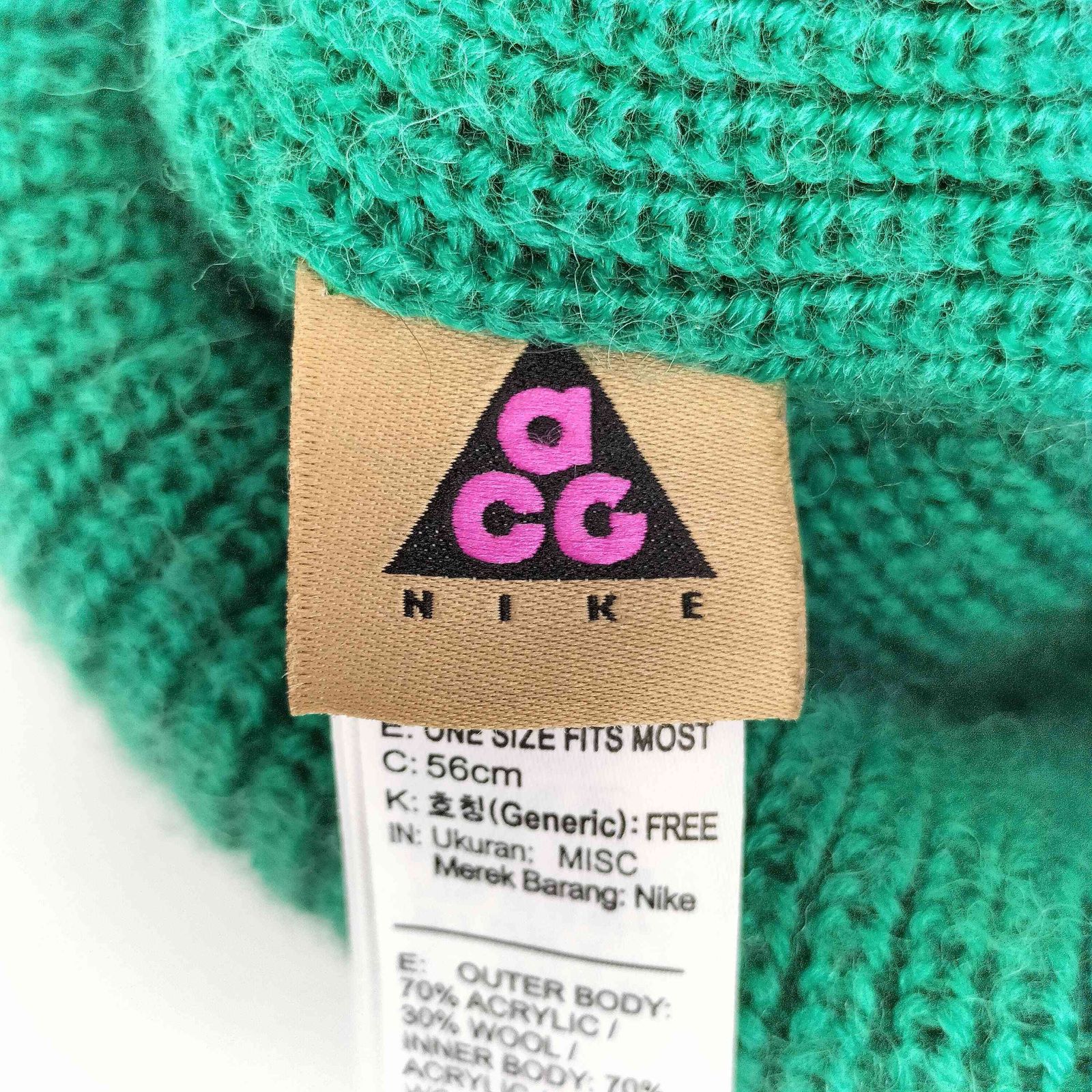 ナイキエーシージー NIKE ACG トライアングルロゴ刺繍 ニットキャップ 