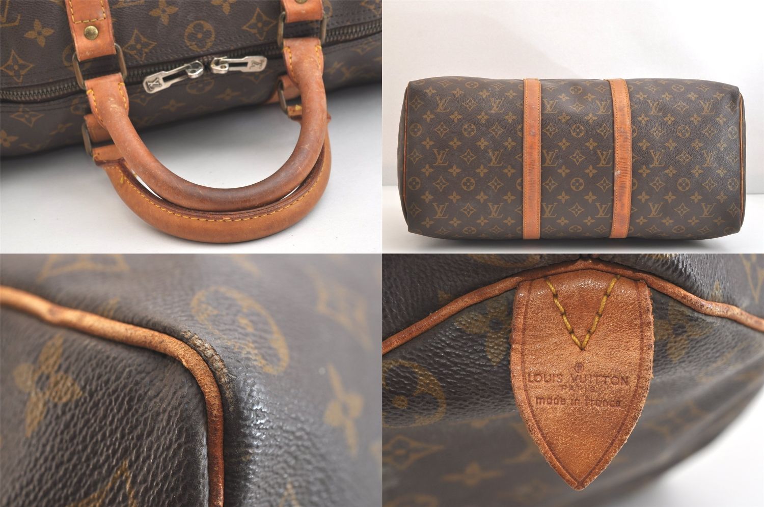 LOUIS VUITTON ルイヴィトン モノグラム キーポル 50 トラベルボストン