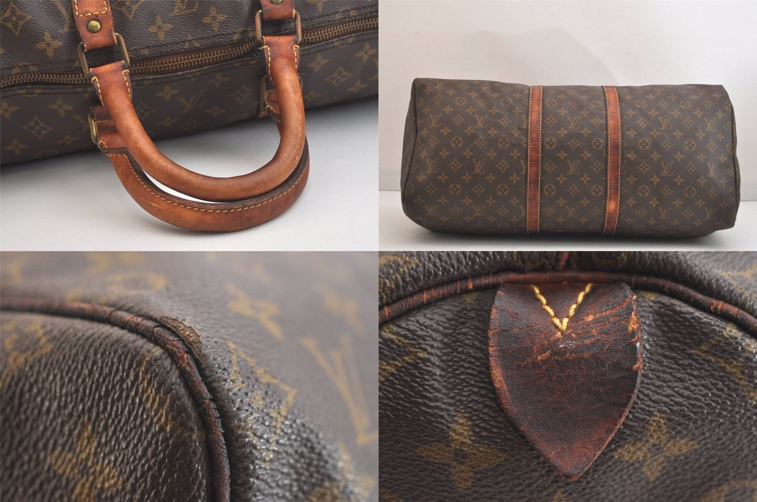 LOUIS VUITTON ルイヴィトン モノグラム キーポル 55 トラベルボストン