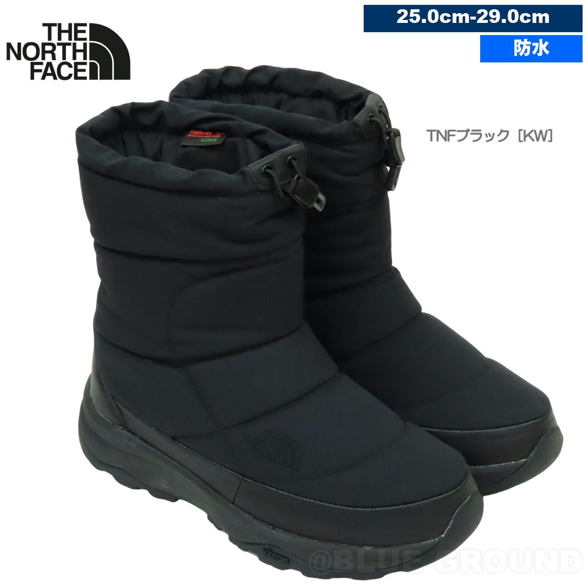 ザ ノース フェイス ヌプシブーティー WP 7 ファイヤーフライブラック FK 26 0 cm