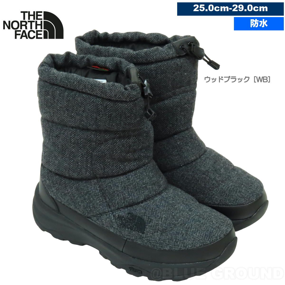 ザ ノース フェイス ヌプシブーティー WP 7 ウールブラック WB 28 0 cm