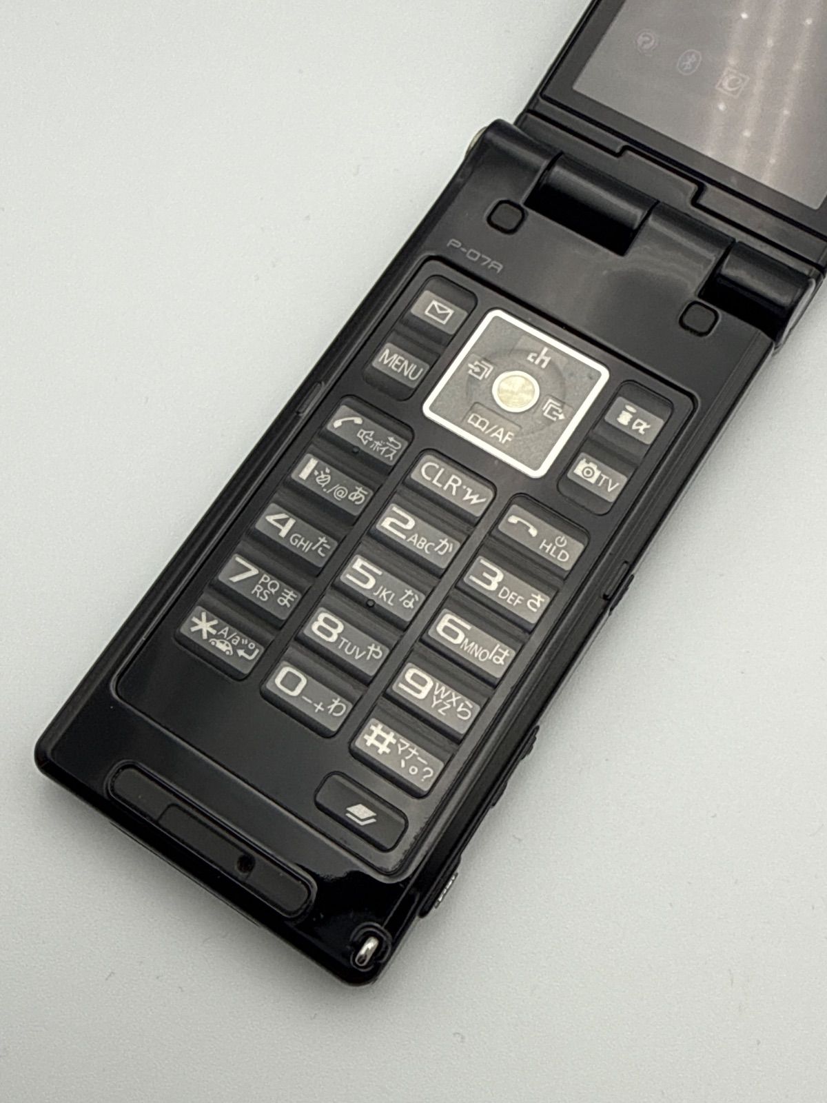 docomo PRIME series P-07A ドットブラック 黒 ガラケー 携帯電話