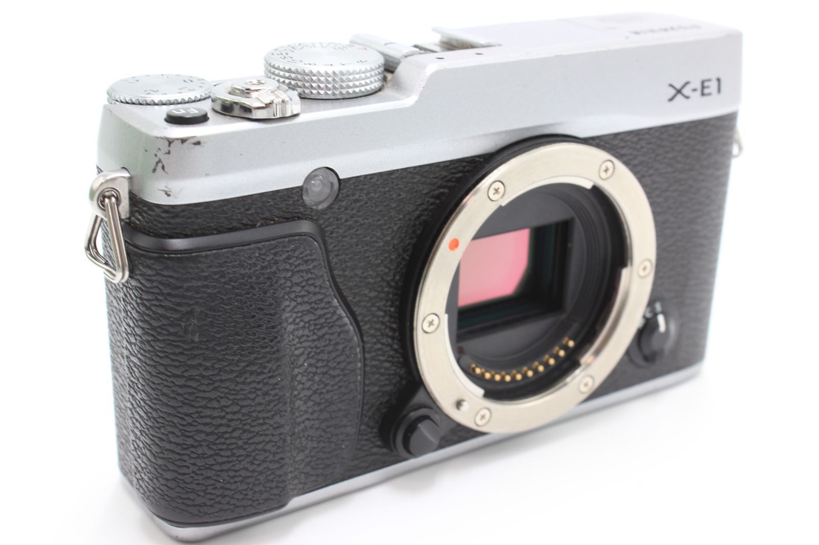 富士フイルム(FUJIFILM) ミラーレス一眼 X-E1 ボディ シルバー FX-X