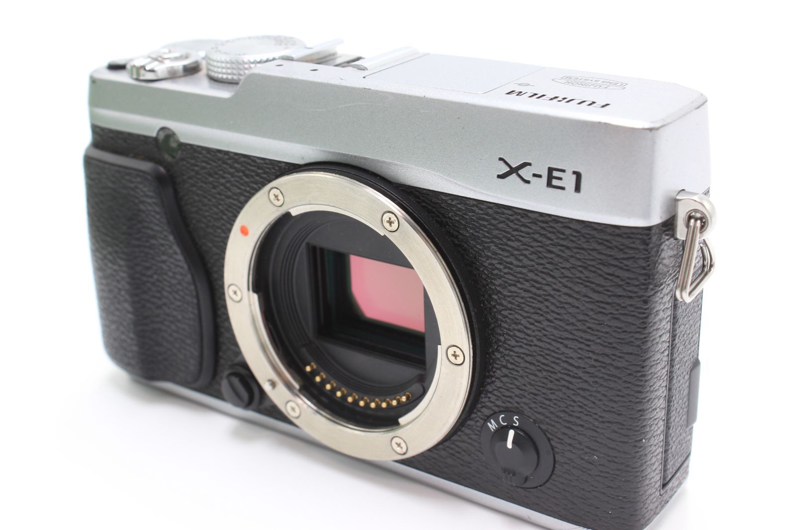 富士フイルム(FUJIFILM) ミラーレス一眼 X-E1 ボディ シルバー FX-X