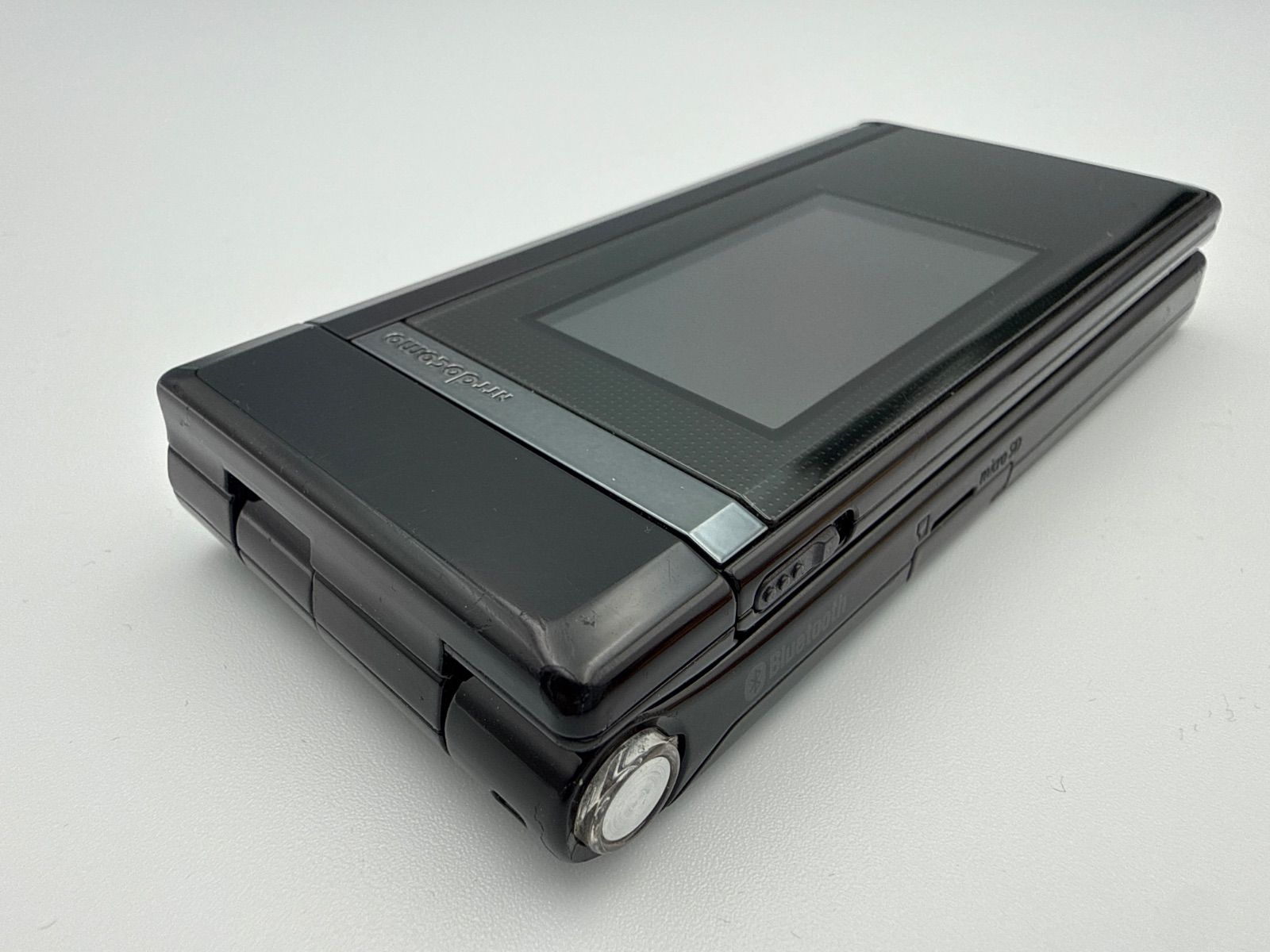 docomo 折りたたみ式携帯電話 ブラック docomo PRIME series P-07A ドットブラック 黒 ガラケー 携帯電話