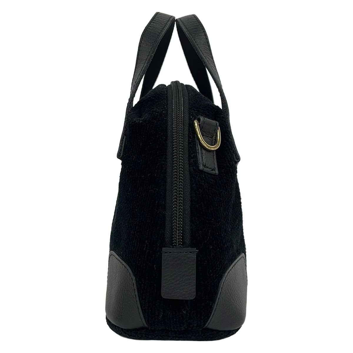 FEILER(フェイラー) ハンドバッグ美品 - 黒 ミニバッグ レザー - メルカリ