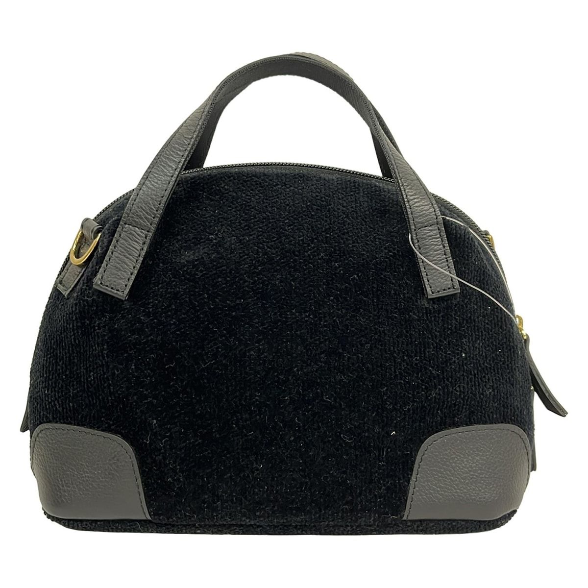 FEILER(フェイラー) ハンドバッグ美品 - 黒 ミニバッグ レザー - メルカリ